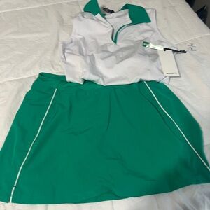 Mondetta Green Mini Skirt